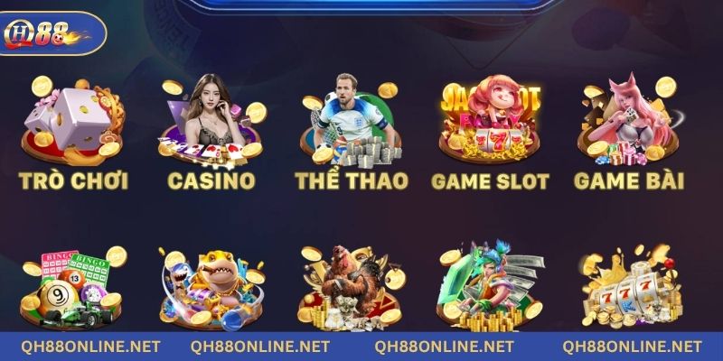 QH88 sở hữu 10 lĩnh vực giải trí hot nhất 2025