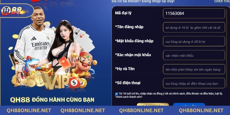 Trải nghiệm game nhanh chóng bằng cách đăng ký ở QH88