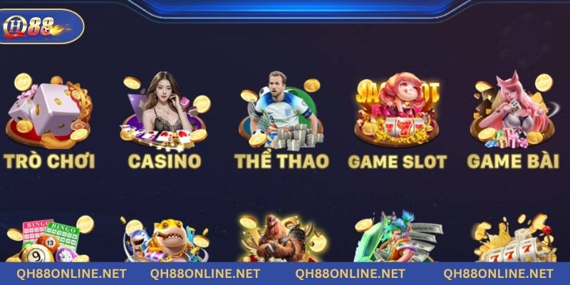 Bạn sẽ được trải nghiệm thế giới game rộng lớn tại app QH88